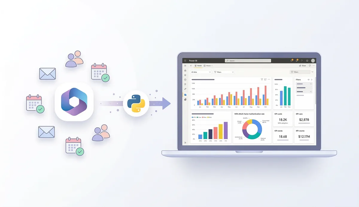Building a Microsoft 365 metrics dashboard with Power BI