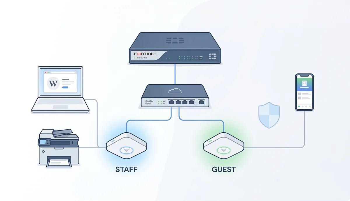 Deploying an enterprise network for a remote office